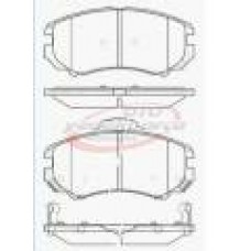 VEKA KİA SPORTAGE 4X4 JEEP 04-09 MDL FREN BALATASI ÖN IKAZLI UYUMLU MOTOR TİPLERİ:2.0crdi ORJ NO:23893-23891 
